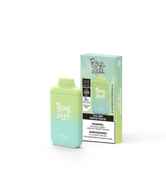 King 6000 Cool Mint 0mg/ml Disposable (Provincial)