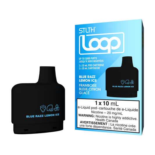 Stlth Loop Blue Razz Lemon Ice 20mg/mL pods