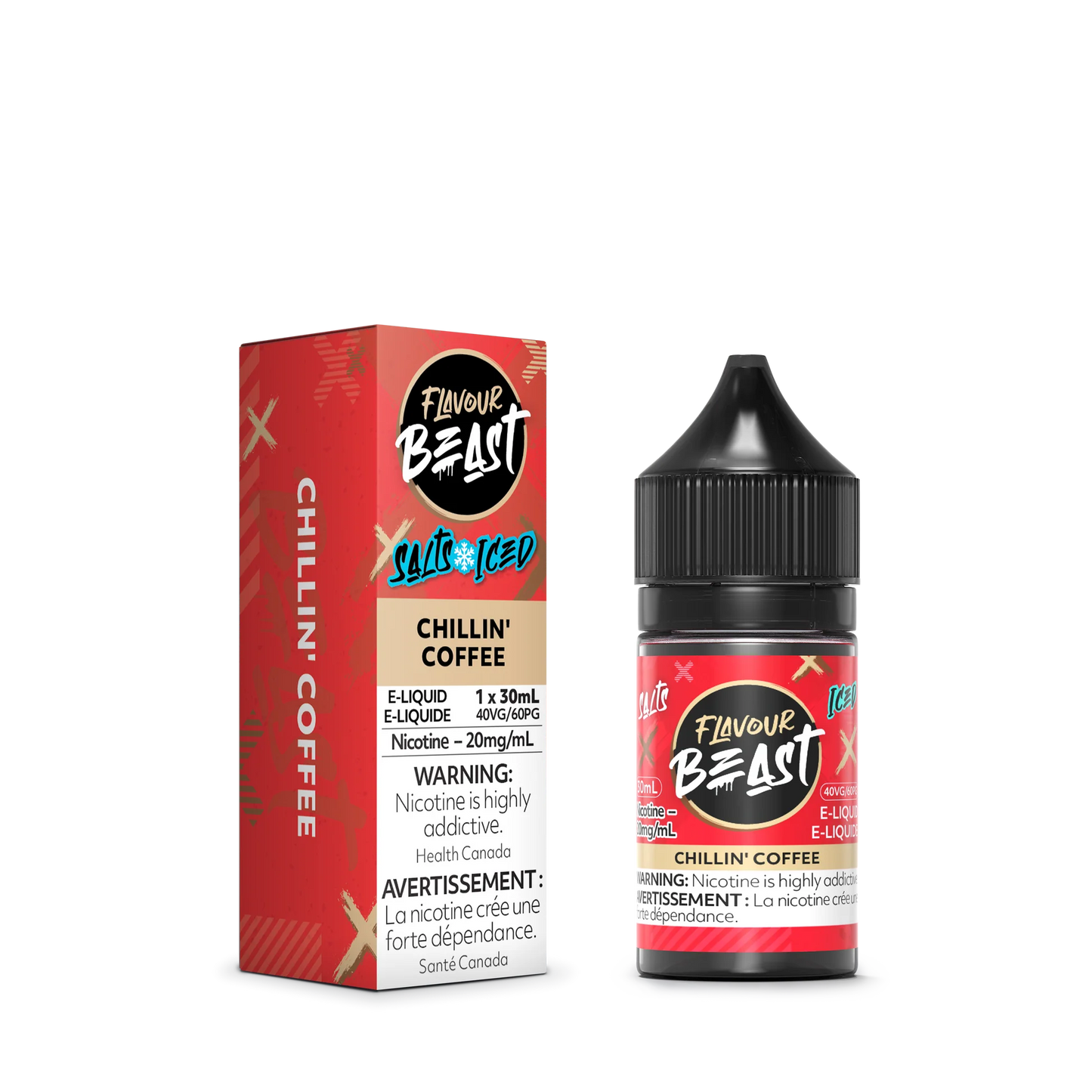 Flavour Beast e-liquid Chillin’Coffee Iced 20mg/mL-30mL (Provincial)
