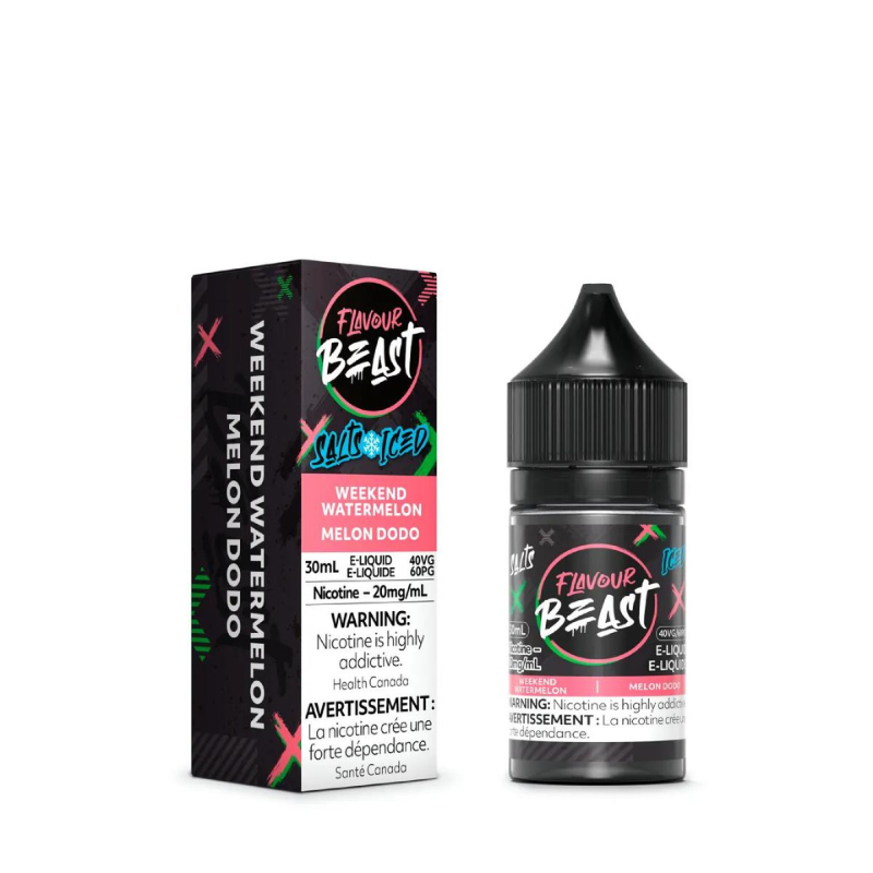 Flavour Beast e-liquid Weekend Watermelon Iced 20mg/mL-30mL