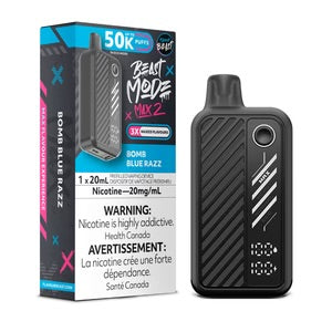 Flavour Beast Beast Mode Max 2 50K Bomb Blue Razz 20mg/mL disposable (Provincial)