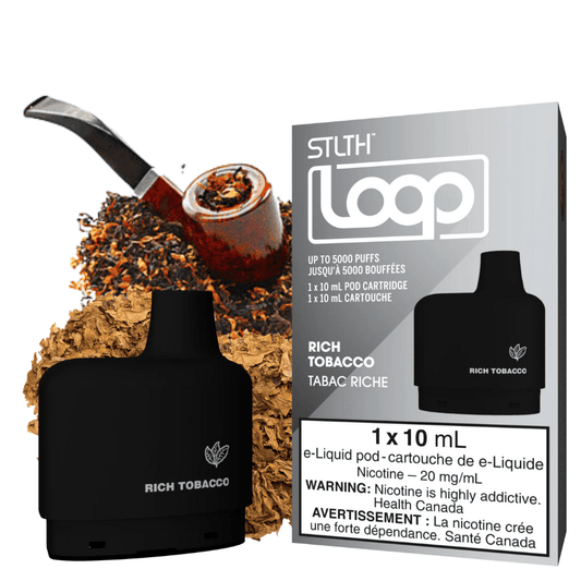 Stlth Loop Rich Tobacco 20mg/mL pods