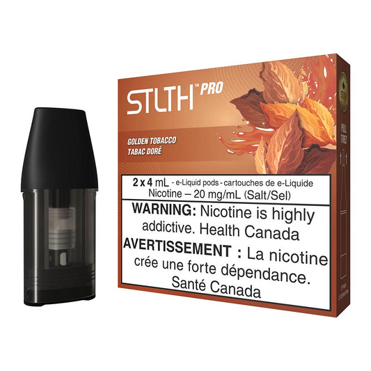 Stlth Pro Golden Tobacco 20mg/mL pods