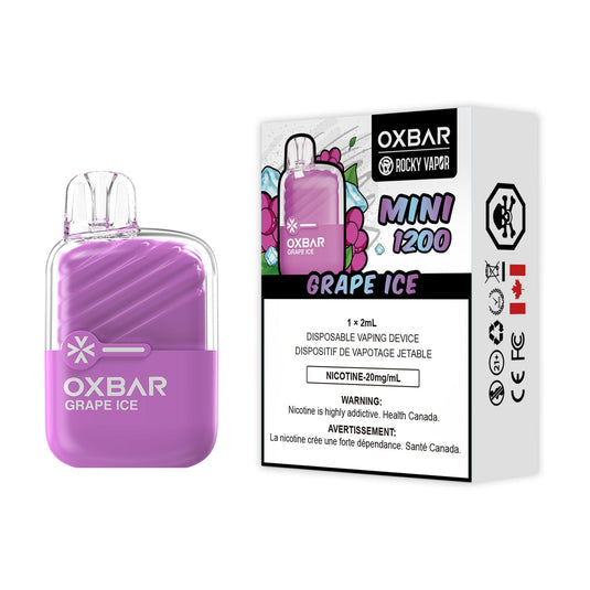 Oxbar Mini 1200 Grape Ice 20mg/mL disposable (Provincial)