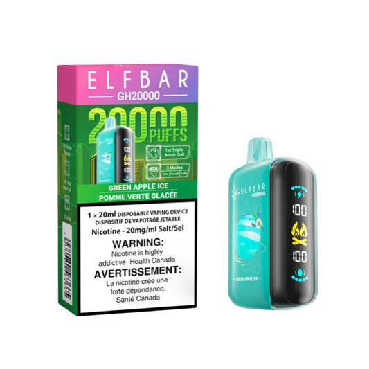 Elf Bar GH20K Green Apple Ice 20mg/mL disposable
