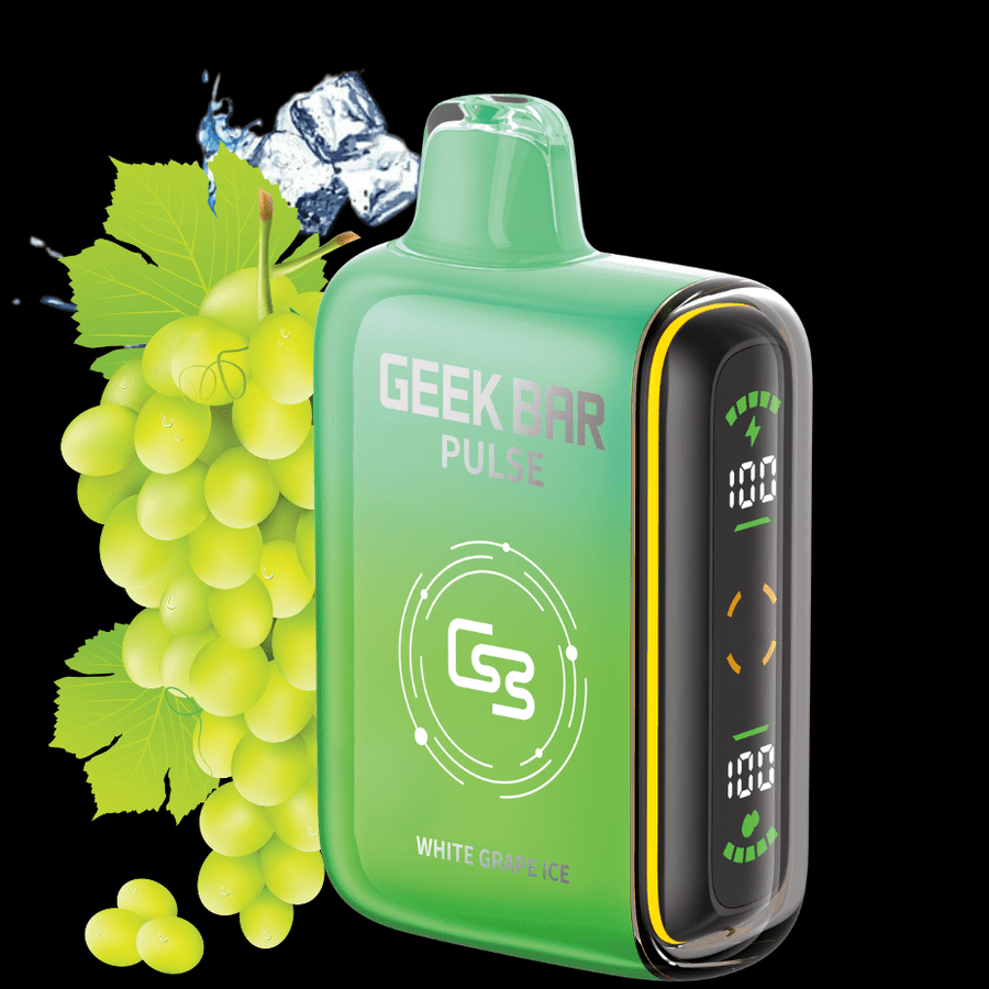 Geek bar Pulse 9000 White Grape Ice 20mg/mL disposable