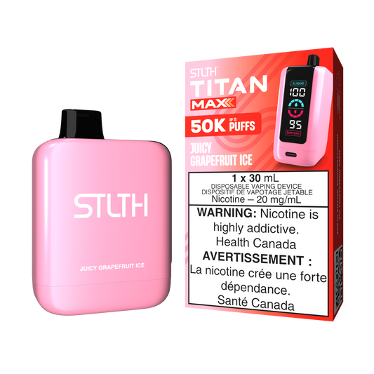 Stlth Titan Max 50K Juicy grapefruit ice 20mg/mL disposable (Provincial)