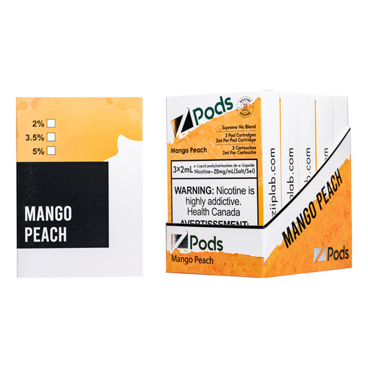 Zpods Mango peach 20mg/mL pods