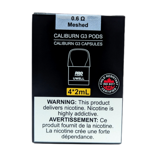 Caliburn G3 0.6 Ω (4pack) replacement pods