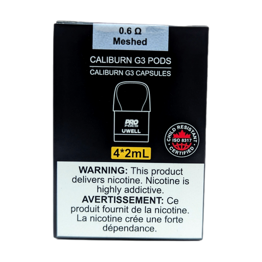 Caliburn G3 0.6ohm pods-4PK