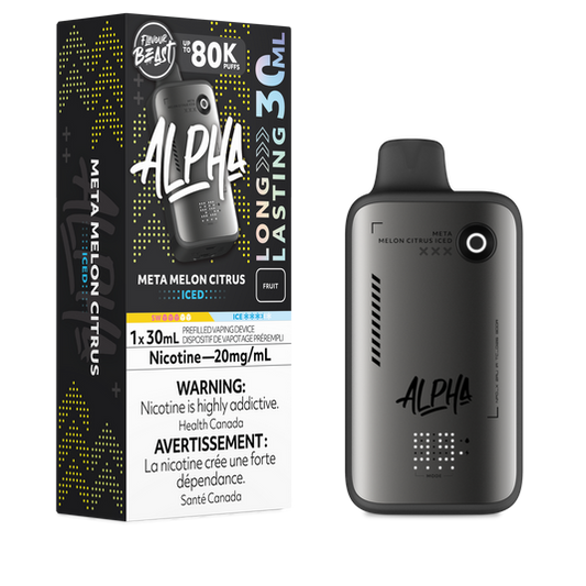 Flavour Beast Alpha 80k Meta Melon Citrus Iced 20mg/30mL disposable (Provincial)
