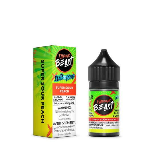 Flavour Beast e-liquid Super Sour Peach  20mg/mL-30ml (Provincial)