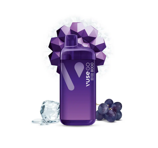 Vuse Go 8000 Grape Ice 20mg/mL disposable