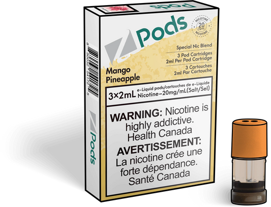 Zpods  Mango Pineapple 20mg/mL (Provincial)