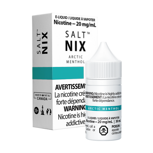 Nix salt e-liquid Arctic menthol 10mg/mL 30mL