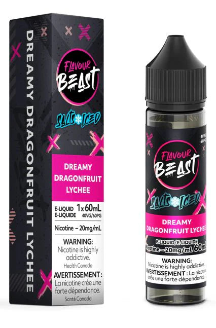 Flavour Beast e-liquid Dreamy Dragonfruit Lychee Iced 20mg/mL-60mL (Provincial)