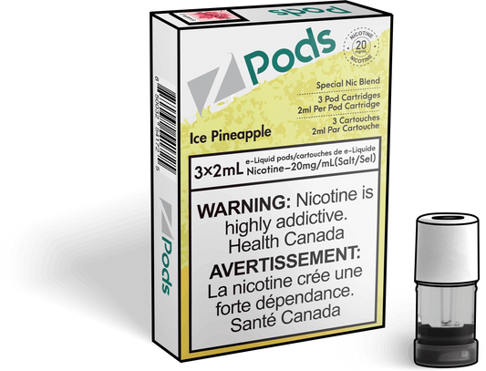 Zpods Ice Pineapple 20mg/mL (Provincial)