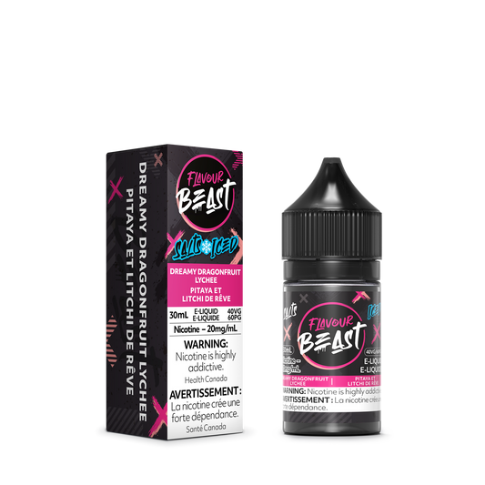 Flavour beast e-liquid Dreamy dragonfruit lychee 10mg/mL-30mL ( provincial)