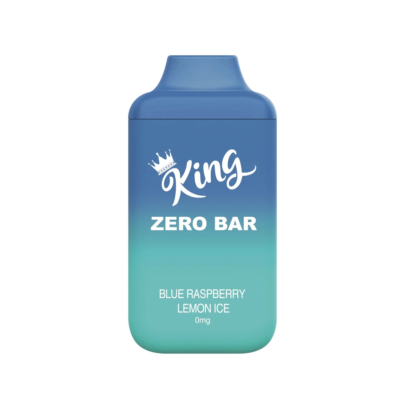 King (Zero Bar) Blue Rasberry Lemon Ice 0mg/ml Disposable (Provincial)