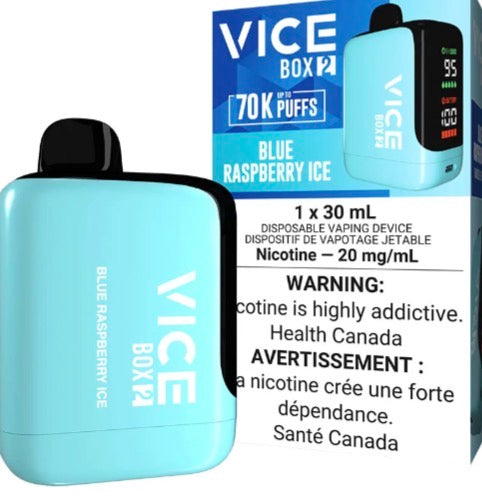 Vice Box 2 70k Blue Razz Ice  20mg/mL disposable(Provincial)