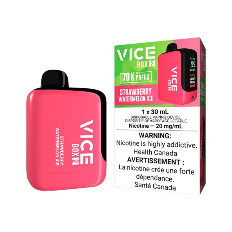 Vice Box 2 70k Strawbery Watermelon Ice20mg/mL disposable(Provincial)