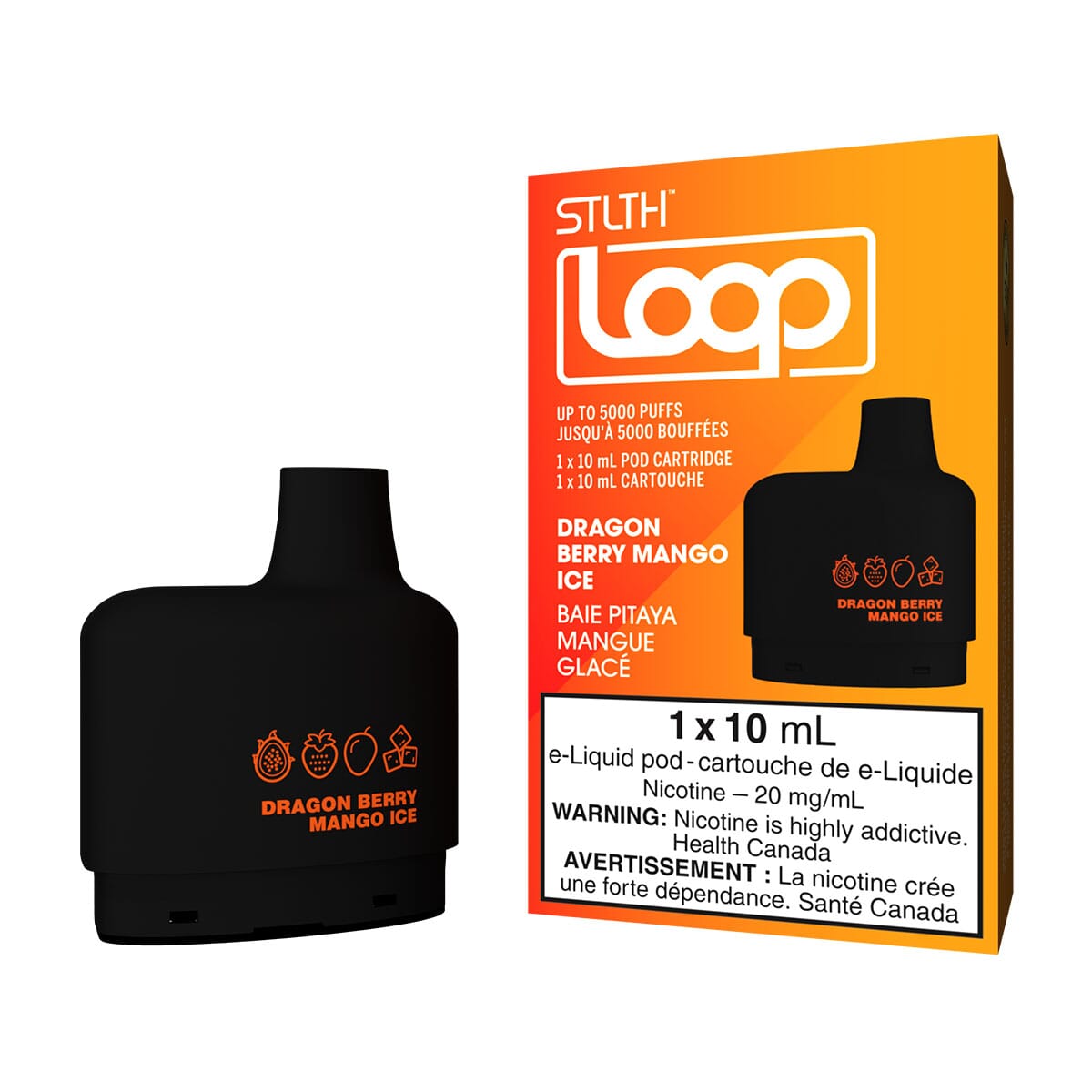 Stlth Loop pods Dragon Berry Mango Ice 20mg/mL