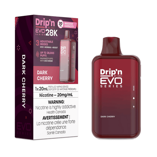 Drip’n EVO 28K Dark Cherry 20mg/mL disposable (Provincial)