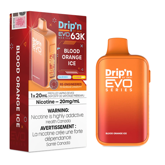 Drip’n by Envi Evo 63k Blood Orange Ice 20mg/mL disposable (Provincial)
