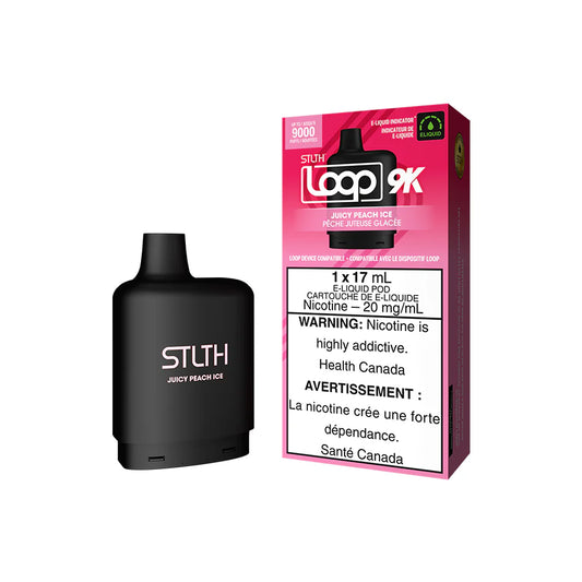 Stlth Loop Pod 9K Juicy Peach Ice 20mg/17ml (Provincial)