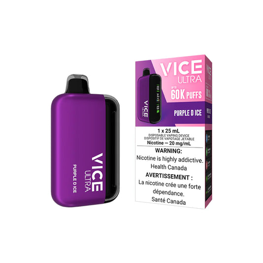 Vice Ultra 60K Purple D ice 20mg/mL disposable (Provincial)