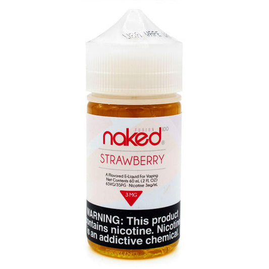 Naked 100 e-liquid Strawberry 3mg/mL-30mL (Provincial)