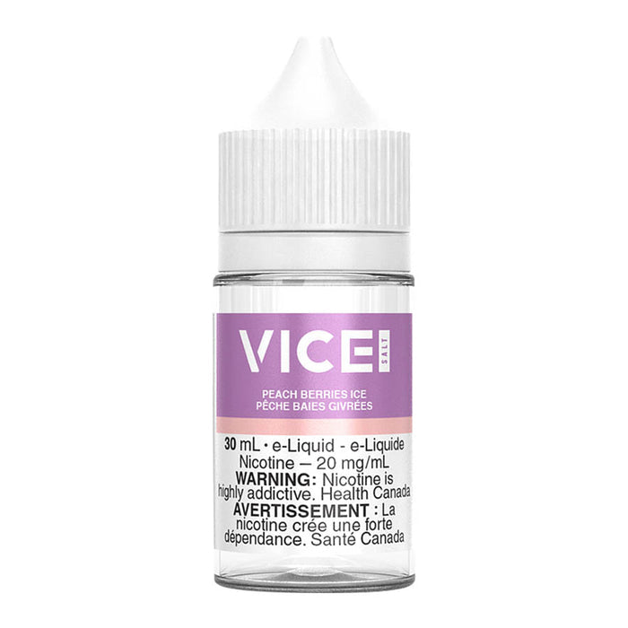 Vice salt e-liquid Peach Berries Ice 20mg/mL-30mL