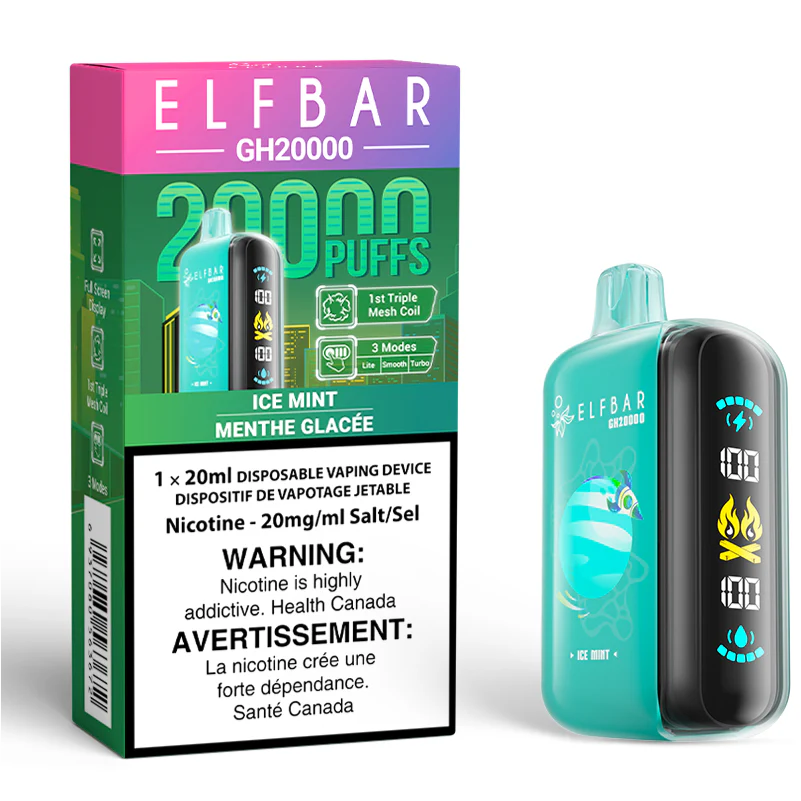 Elf Bar GH20K Ice Mint 20mg/mL disposable (Provincial)