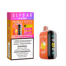 Elf Bar GH20K Sour Strawberry Dragonfruit 20mg/mL disposable (Provincial)