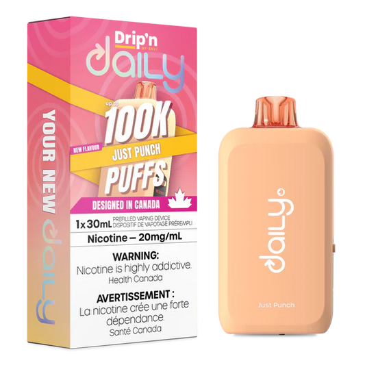 Drip’n Daily 100K Just Punch 20mg /mL Disposable (Provincial)