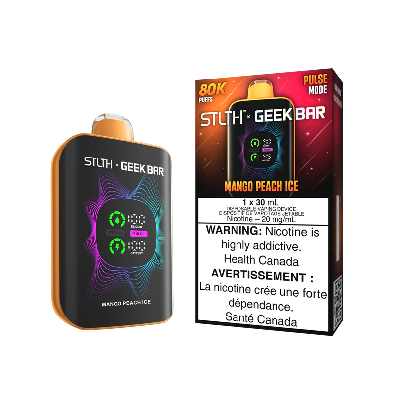 Stlth X Geek Bar 80k Mango Peach Ice20mg/30mL disposable (Provincial)