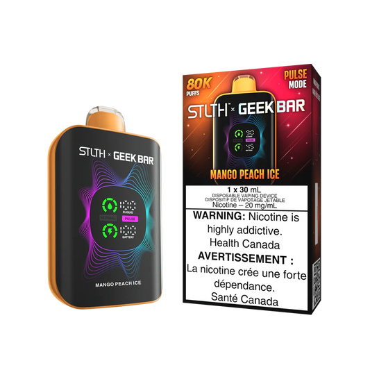 Stlth X Geek Bar 80k Mango Peach Ice20mg/30mL disposable (Provincial)