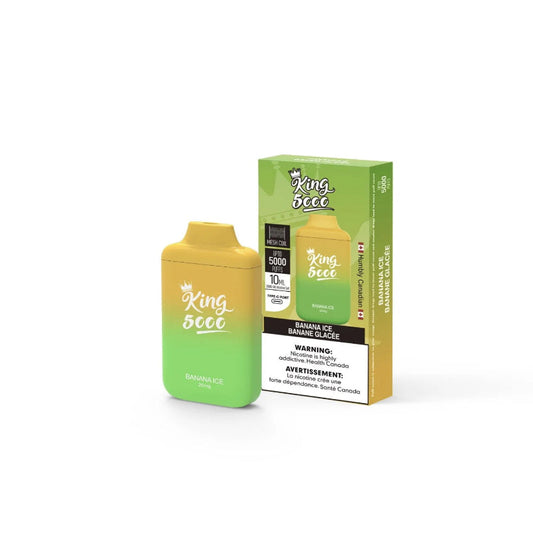 King 6000 Banana Ice 0mg/ml Disposable (Provincial)