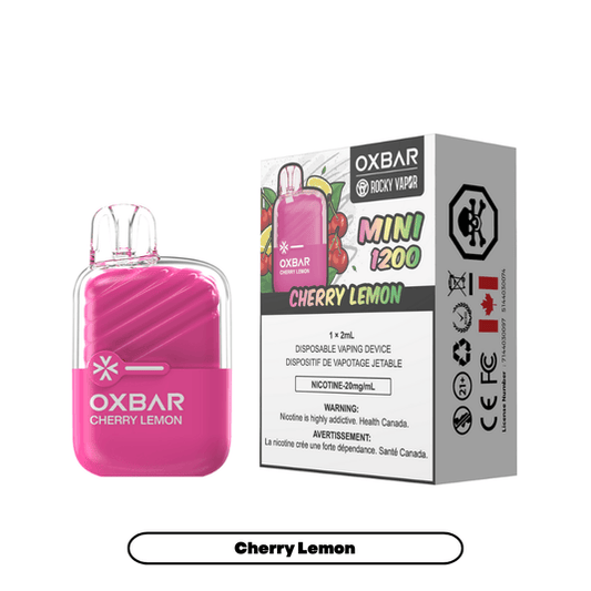 Oxbar Mini 1200 Cherry Lemon 20mg/mL disposable (Provincial)