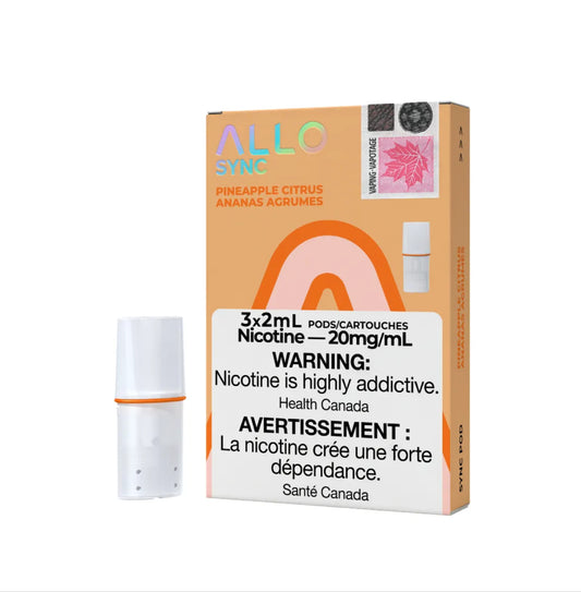 Allo sync pods Pineapple Citrus 20mg/mL