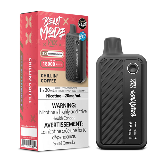 Flavour Beast Mode Max 18K Chillin Coffee Iced 20mg/mL disposable (Provincial)