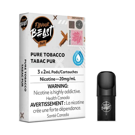 Flavour Beast pods Pure Tobacco 20mg/mL(Provincial)