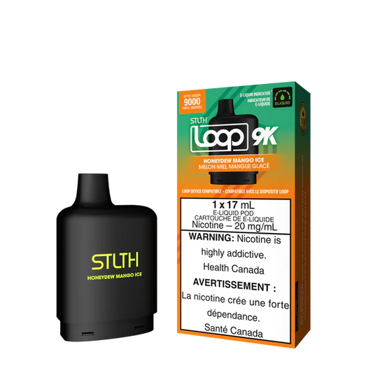 Stlth Loop Pod 9K Honeydew Mango Ice 20mg/17ml (Provincial)