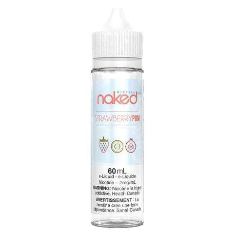 Naked 100 e-liquid Strawberry Pom (menthol) 12mg/mL-60mL (Provincial)