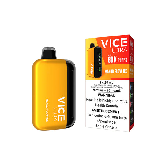 Vice Ultra 60K Mango Flow Ice 20mg/mL disposable (Provincial)