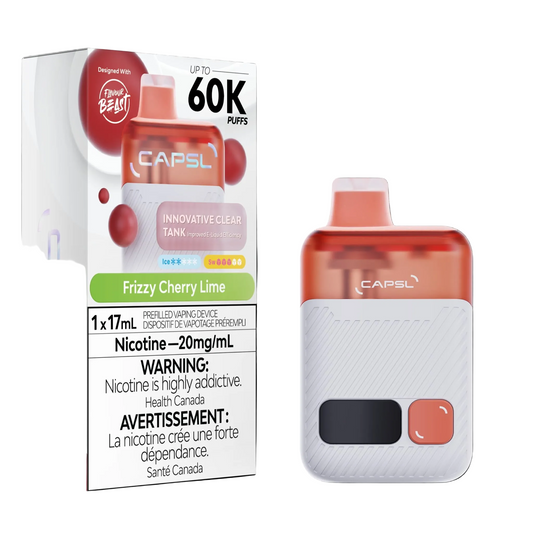 Capsl 60k Frizzy Cherry Lime 20mg/ml Disposable (Provincial)