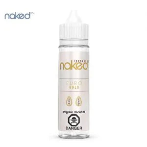 Naked 100 e-liquid Euro Gold 18mg/mL-60mL (provincial)
