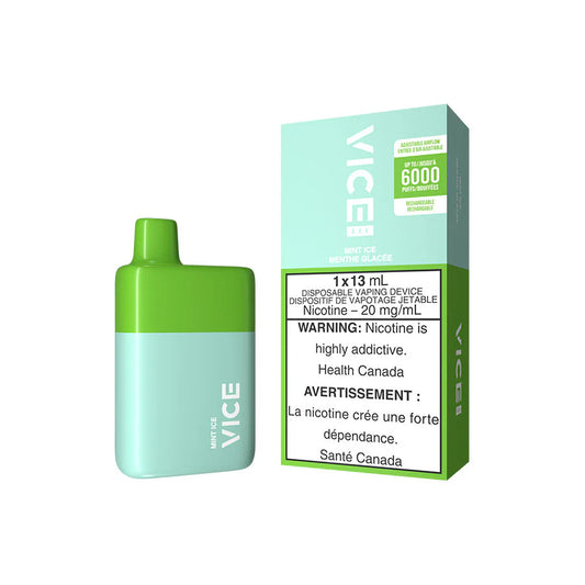 Vice box 6000 Mint Ice 20mg/mL disposable ( Provincial)