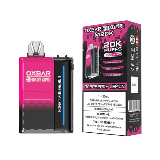 Oxbar M20K Raspberry Lemon 20mg/mL disposable (Provincial)