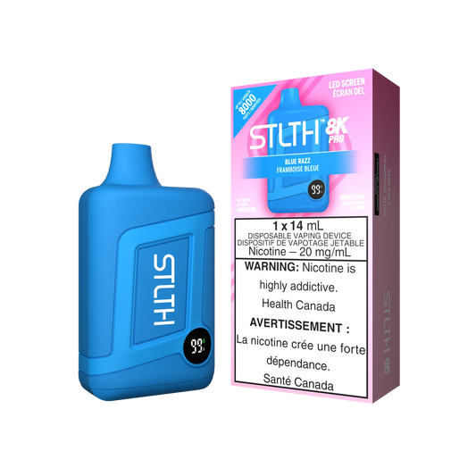 Stlth 8kpro Blue Razz  20mg/mL disposable (Provincial)